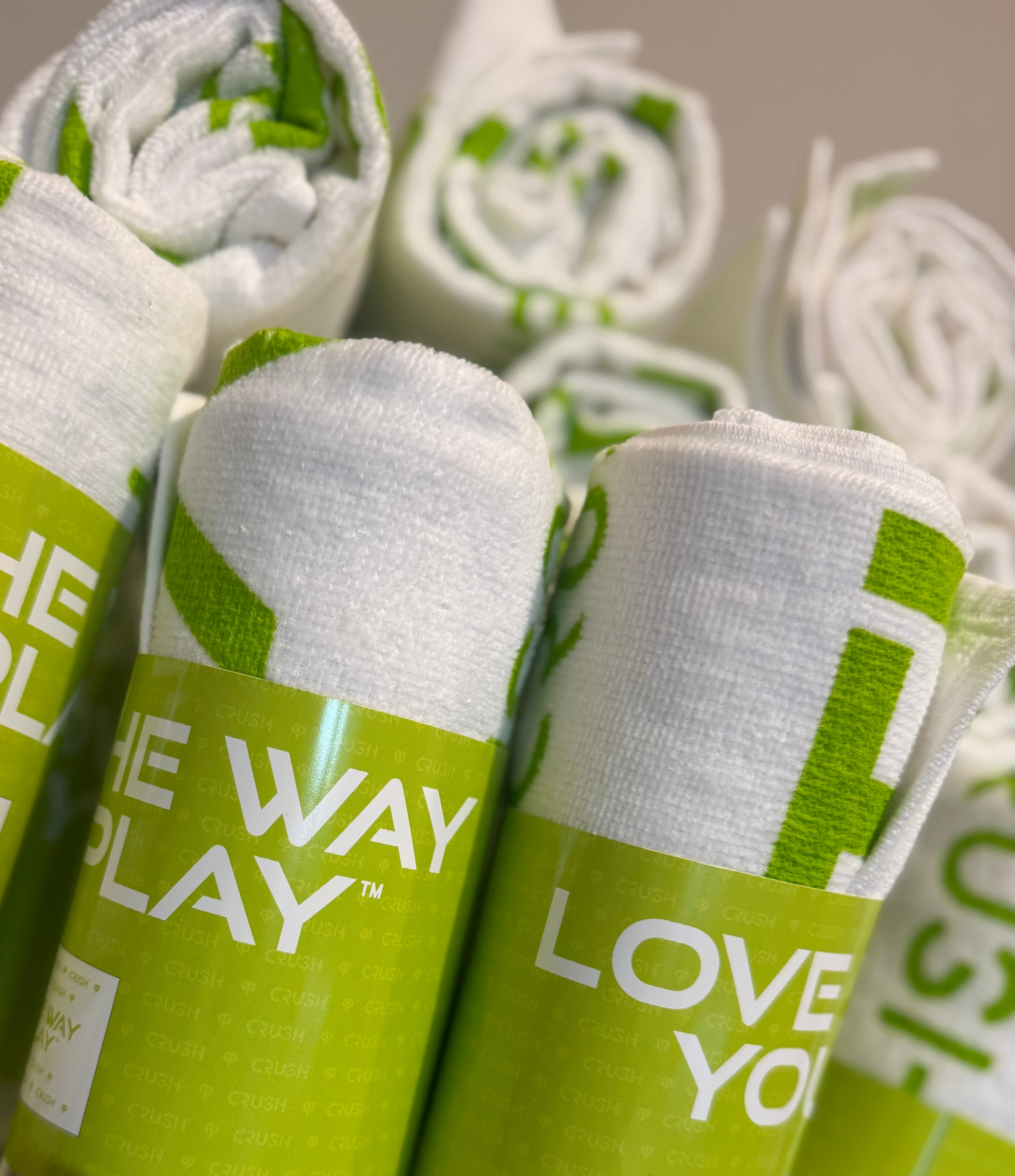 CRUSH Love the way you Play Towel